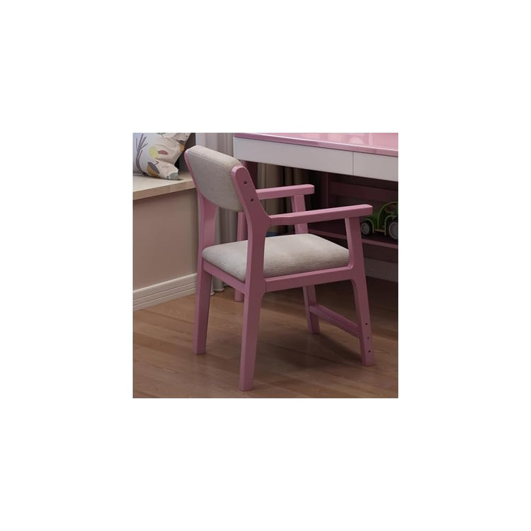 Comfy Computer Chair Curved Open Back，Upholstered Dining Accent Side Chairs Conference Room Chair, Office Chair, Comfortable Big Office Chair(Wood)